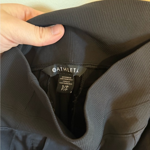 Athleta • Black Venice High Rise Stretchy Jogger Casual Sz Sm Pockets - Picture 10 of 12